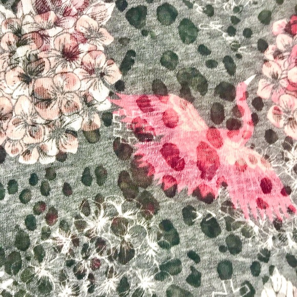 COLOURS OF THE WORLD Floral L/S Top, Size XS - Picture 4 of 8